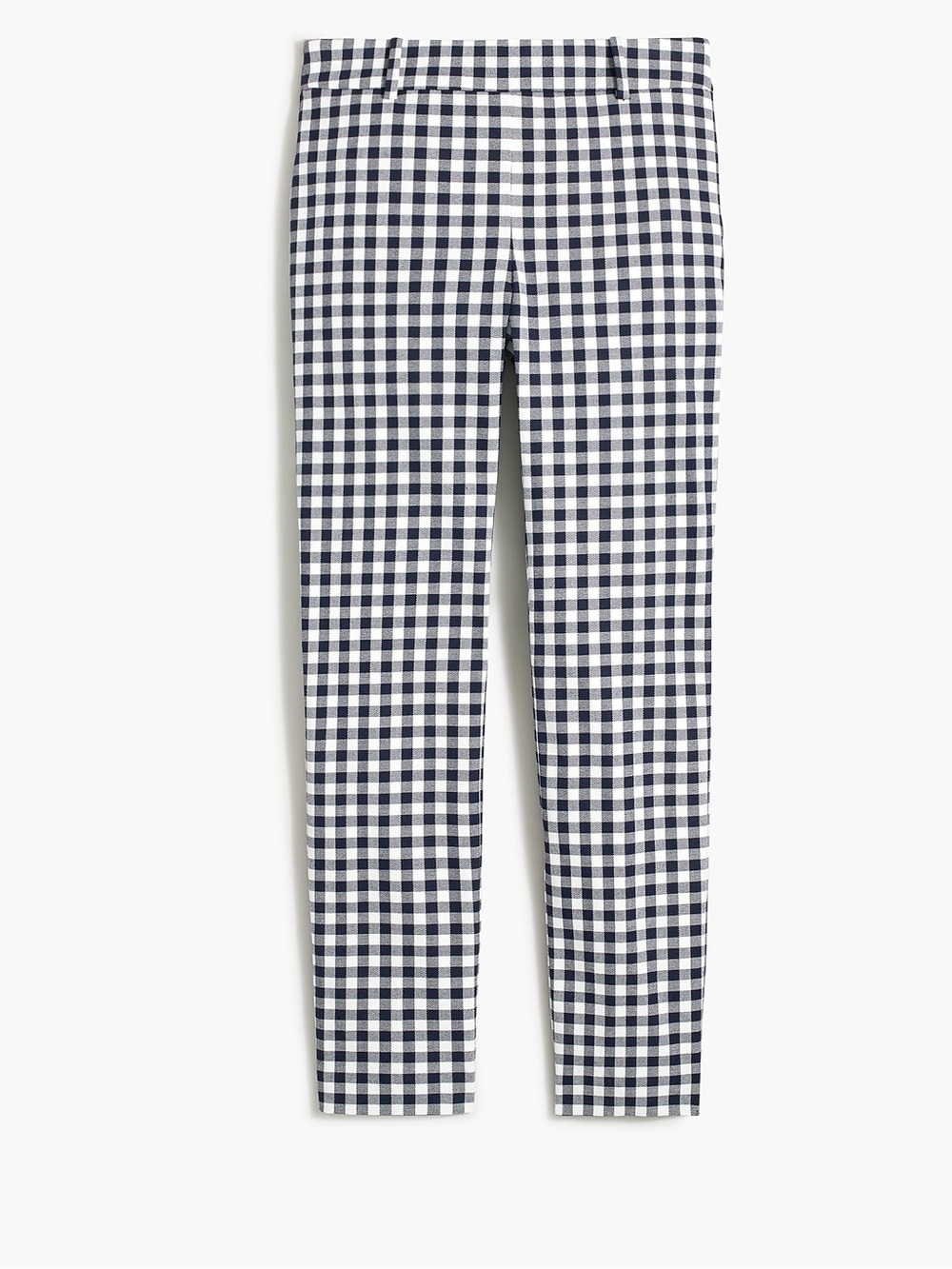Classic Navy & White Gingham Jcrew Winnie pants